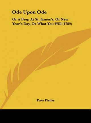 Book Ode Upon Ode Peter Pindar