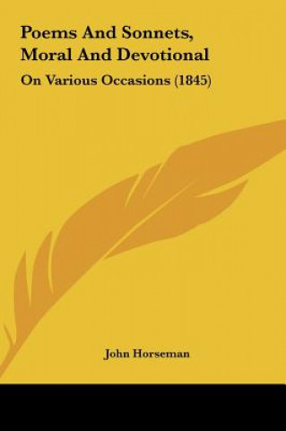 Carte Poems And Sonnets, Moral And Devotional John Horseman
