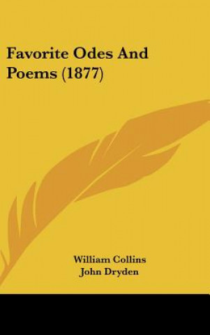 Carte Favorite Odes And Poems (1877) William Collins