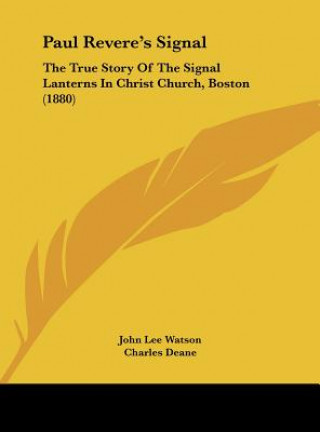 Kniha Paul Revere's Signal John Lee Watson