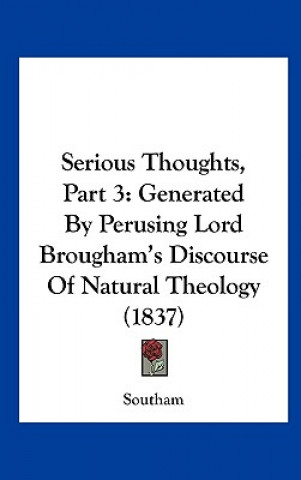 Książka Serious Thoughts, Part 3 Southam