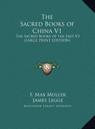 Book The Sacred Books of China V1 F. Max Muller