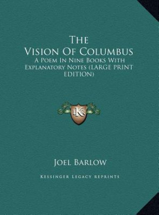 Carte The Vision Of Columbus Joel Barlow