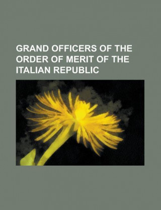Carte Grand Officers of the Order of Merit of the Italian Republic: Andrzej Ciechanowiecki, Carlos Bulgheroni, Carlo Salteri, David Manker Abshire, Friedric Source Wikipedia