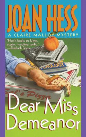 Könyv Dear Miss Demeanor Joan Hess