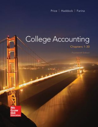 Kniha College Accounting ( Chapters 1-30) with Connect Plus John Price