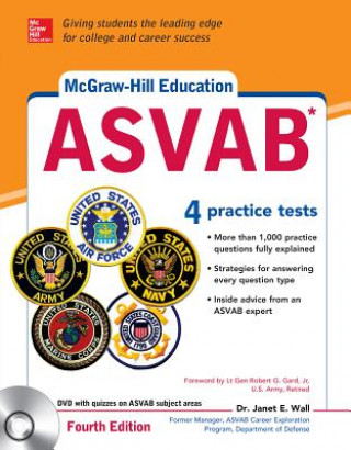 Kniha McGraw-Hill Education ASVAB with DVD, Fourth Edition Dr Janet Wall