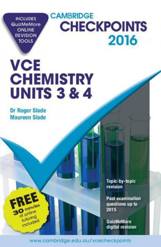 Livre Cambridge Checkpoints VCE Chemistry Units 3 and 4 2016 and Quiz Me More Roger Slade