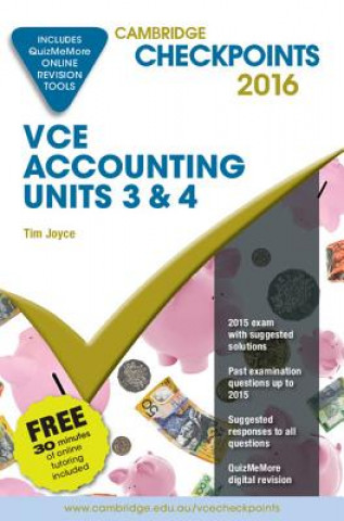 Buch Cambridge Checkpoints VCE Accounting Units 3&4 2016 and Quiz Me More Tim Joyce