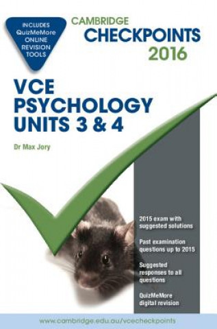 Книга Cambridge Checkpoints VCE Psychology Units 3 and 4 2016 and Quiz Me More Max Jory