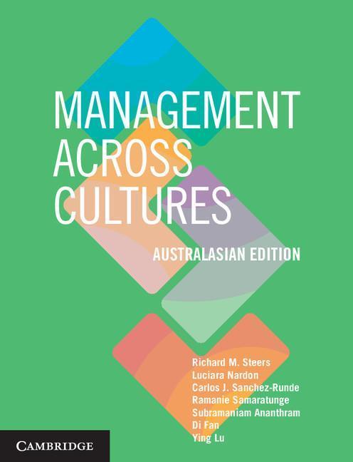 Kniha Management across Cultures Australasian edition Richard Steers