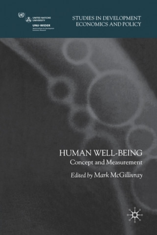 Livre Human Well-Being Mark McGillivray