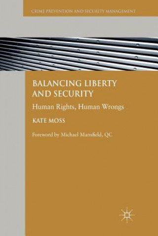 Kniha Balancing Liberty and Security Kate Moss