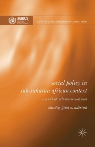 Книга Social Policy in Sub-Saharan African Context Jimi Adésínà