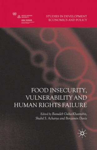 Carte Food Insecurity, Vulnerability and Human Rights Failure Basudeb Guha-Khasnobis