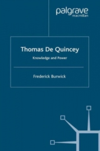 Książka Thomas de Quincey F. Burwick