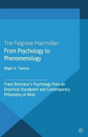 Knjiga From Psychology to Phenomenology Biagio G. Tassone