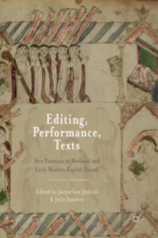 Kniha Editing, Performance, Texts Jacqueline Jenkins