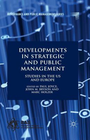 Knjiga Developments in Strategic and Public Management Paul Joyce