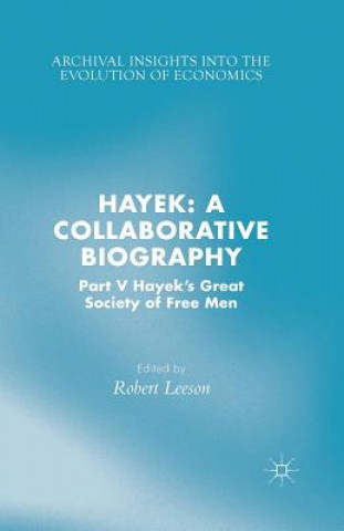 Książka Hayek: A Collaborative Biography R. Leeson