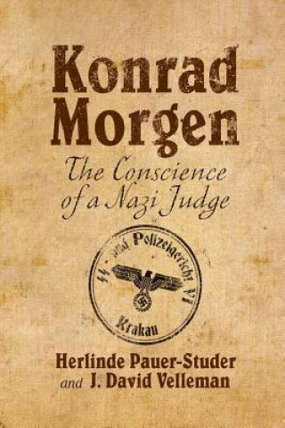 Kniha Konrad Morgen Herlinde Pauer-Studer