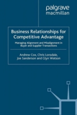 Książka Business Relationships for Competitive Advantage A. Cox