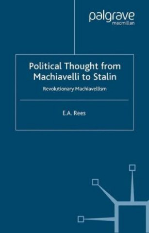 Book Political Thought From Machiavelli to Stalin E. A. Rees