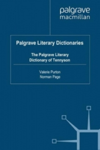 Carte Palgrave Literary Dictionary of Tennyson Valerie Purton
