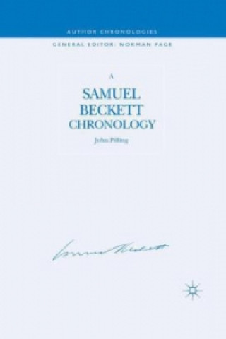 Book Samuel Beckett Chronology J. Pilling