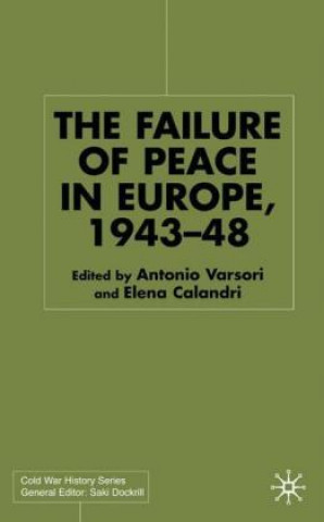 Kniha Failure of Peace in Europe, 1943-48 Antonio Varsori