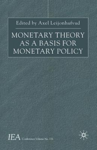 Kniha Monetary Theory as a Basis for Monetary Policy A. Leijonhufvud