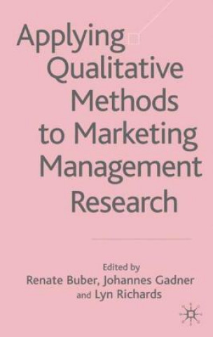 Książka Applying Qualitative Methods to Marketing Management Research R. Buber