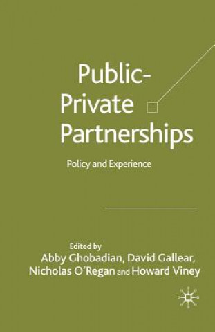 Kniha Private-Public Partnerships D. Gallear