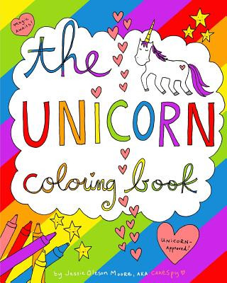 Książka Unicorn Coloring Book Jessie Oleson Moore