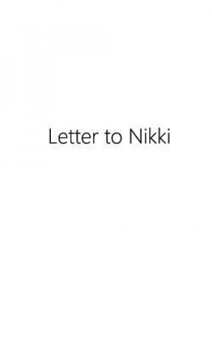 Książka Letter to Nikki Bo Chen