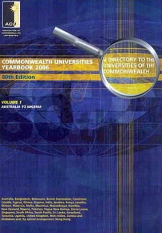 Carte Commonwealth Universities Yearbook 2006, 2 Vols. Association of Commonwealth Universities