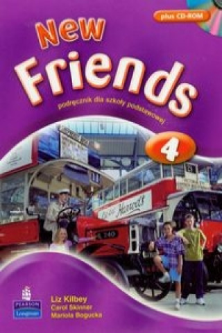 Könyv New Friends 4 Podrecznik z plyta CD Liz Kilbey