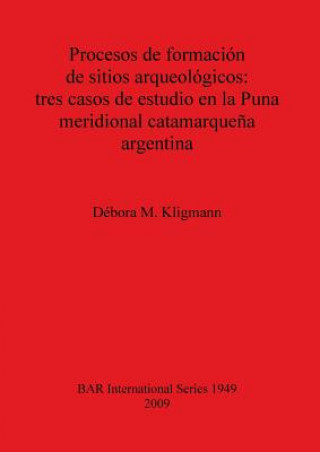 Kniha Procesos de formacion de sitios arqueologicos: tres casos de estudio en la Puna meridional catamarquena argentina Debora M. Kligmann