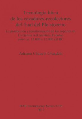 Book Tecnologia litica de los cazadores-recolectores del final del Pleistoceno Adriana Chauvin Grandela