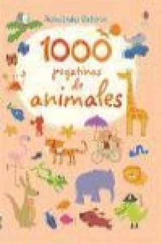 Kniha 1000 pegatinas de animales 