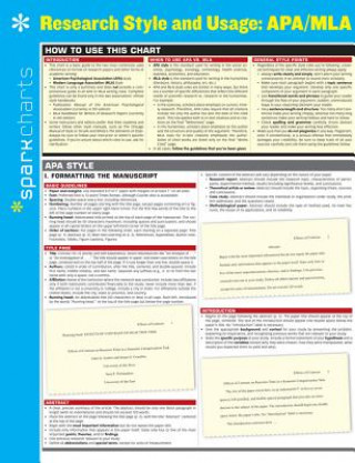 Knjiga Research Style & Usage: APA/MLA Sparknotes