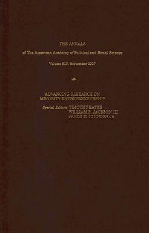 Knjiga Advancing Research on Minority Entrepreneurship James H. Johnson