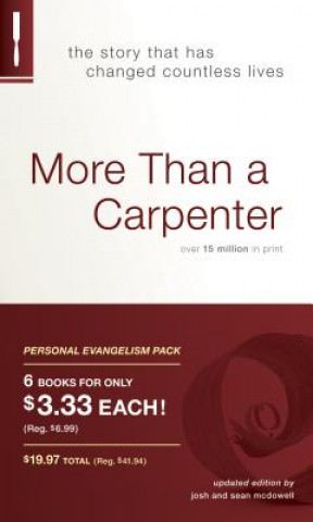 Kniha More Than a Carpenter Personal Evangelism 6-pack Josh McDowell