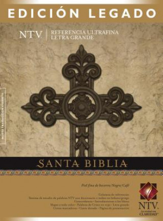 Libro Santa Biblia NTV, Edicion legado (Letra Roja, Piel fina de becerro, Negro/Cafe) Tyndale House Publishers