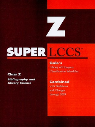 Kniha SUPERLCCS Class Z Bibliography and Library Science Gale