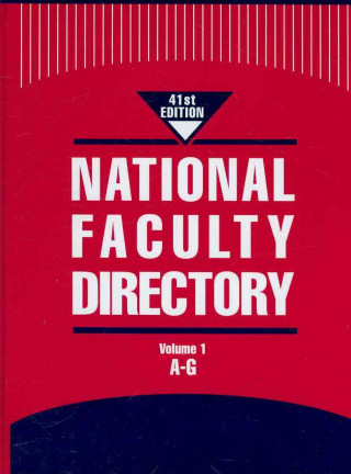 Kniha National Faculty Directory Gale