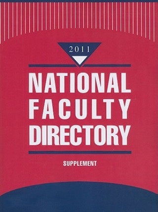Könyv National Faculty Directory Supplement Verne Thompson