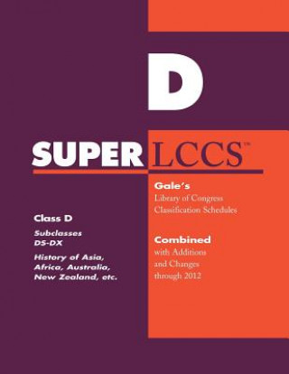 Carte SUPERLCCS 2012: Subclass DS-DX: History of Asia, History of Romanies Kristin Mallegg