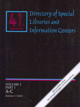 Książka Directory of Special Libraries and Information Centers Gale Editor