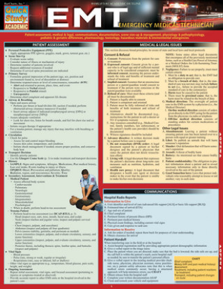 Kniha EMT - Emergency Medical Technician BarCharts Inc